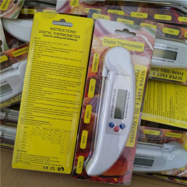 Fast Reading Electronic Digital Barbecue Thermometer , Digital Meat Thermometer With Probe