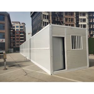 20ft Steel Structures Folding Living Prefab Modular Homes with 18mm MGO Board