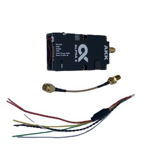 AKK 8W VTX Alpha8 Wireless Video Transmitter 80CH 5.8G 8W 5W 3W 1W Power Support