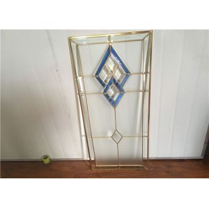Artistic Decorative Glass Panels , Frosted Cabinet Glass IGCC IGMA Certification