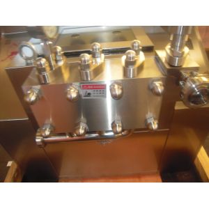 Cheap 3000l/H Double Stage Juice Homogenizer Manual Operation for sale