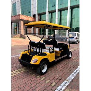 Logo Printing Customized 4 Seater Golf Cart 60 Volt Battery Powered Electric