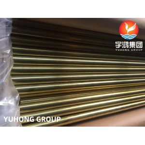 China ASTM B111 /ASME SB111 C44300 O61 Seamless Boiler Tubes Brass Tube Cold Finished Oil and Gas on sale