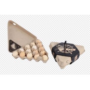 Hot Pressing Paper Tray Forming Machine , Pulp Molding Production Line