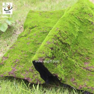 UVG landscape decor accessories flocking artificial moss carpet garden synthetic
