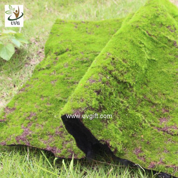 UVG landscape decor accessories flocking artificial moss carpet garden synthetic