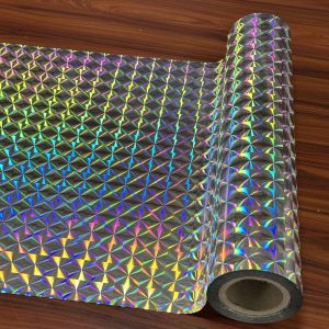 Various Patterns Laser Printed Metallized PET Thermal Holographic Decorative