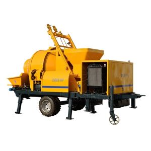Hydraulic remote control 30m3/h peristaltic mobile diesel concrete mixer pump