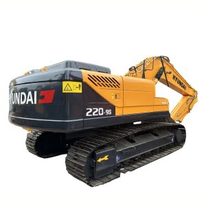 Cheap Korea Used Excavator Hyundai 220 Model Crawler Excavator with 0.92M³ Bucket Capacity for sale