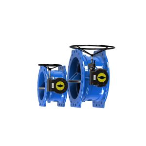 Dovetail Shape Double Eccentric Butterfly Valve With Stainless Steel Disc Ring
