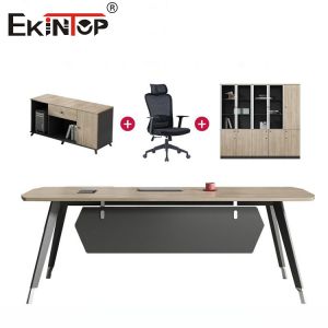 Modern Office Space Custom Commercial Office Desk Executive Desk with Drawers