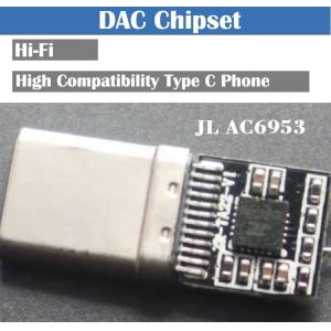 High Compatible DAC USB Type C to AUX 3.5mm Audio Cable Adapter for Samsung