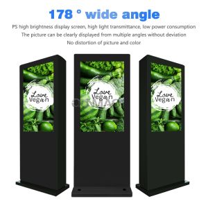 Factory Qtenboard 75 Inch Outdoor Lcd Advertising Display Screen 4K HD Network