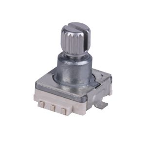 Encoder Switch ,Metal Axis Patch Incremental 12/24 Pulse 360° Coding Rotary