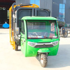 Mini Tricycle Garbage Truck 3CBM Garbage Compression Truck Garbage Collection