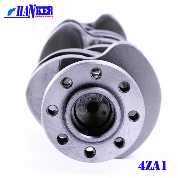 Isuzu 4ZA1 Diesel Engine Crankshaft / Casting Crankshaft With Stock