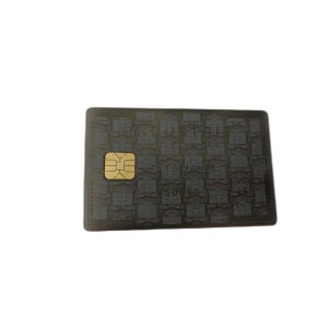 Metal IC Chip Visiting Card Electroplated Anti Black Silver Etching