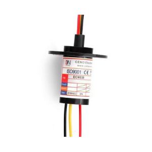 22mm 3 Wire Slip Ring , Wind Turbine Slip Ring Less 0.01Ω Electrical Noise