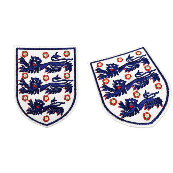 Pantone Twill Heat Cut Embroidery Patches Velcro Backing For Garment