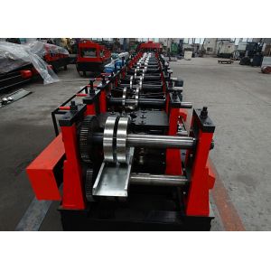 Automatic Adjustable C Purlin Forming Machine Pre - Cutting Type CE Certificated