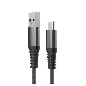 China USB A To Type C 2.0 Braided 480Mbps 3m USB C Cable Charger 5V 3A on sale