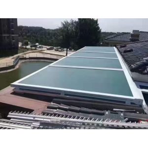 Customized Roof Sunshade Motorized Retractable Awning for sunroom