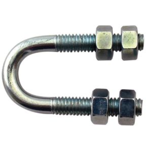 M5 M6 Mild steel U type metal bolt with nut washer Galvanized grade 4.8 class 4
