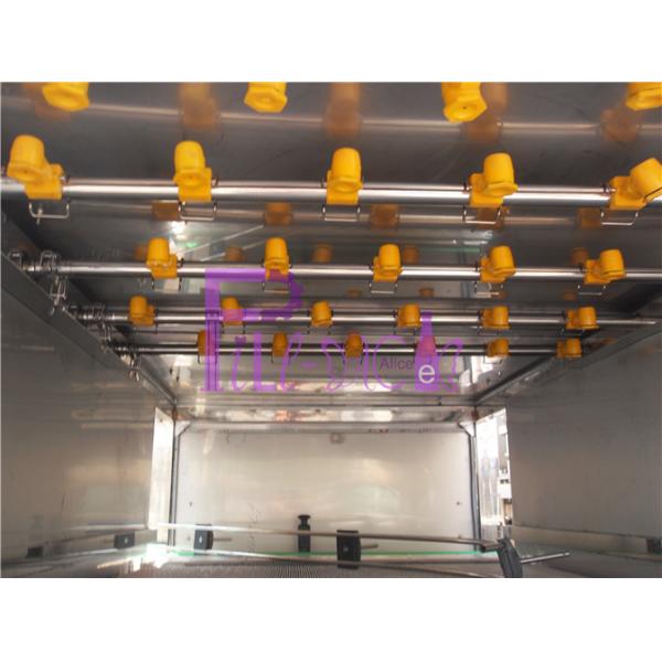 Can / Bottled Juice Cooling Sterilizer Bottle Packing Machine For Beverage