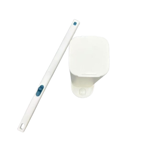 Disposable Toilet Brush Set with Replaceable Head