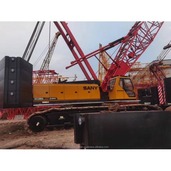 Used SANY SCC2000A Crawler Crane 20000 kg Excellent Performance Construction Machine