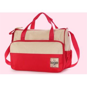 China Multicolored Yummy Mummy Baby Diaper bags Changing with One Inner Pouch on sale