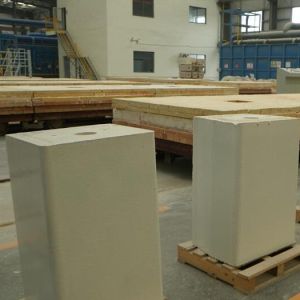 High Mechanical Strength Fused Zirconium Corundum Bricks Fused AZS Bricks