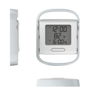 LCD Mini Digital Clock With Seconds Bedside Clock For Family And Fashionable