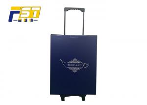 Cheap Easy Assembled Cardboard Trolley Box Light High Weight Capacity For Exhibition for sale