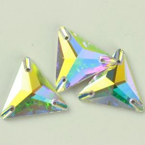 Best Quality Triangle Shape Sew On Stone Crystal Flat Back