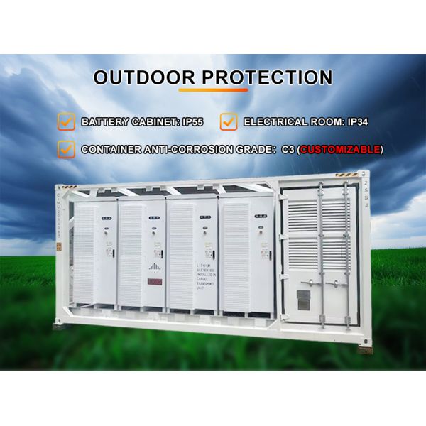 Container BESS Solar Battery Energy Storage Lithium System 1 MWH LifePO4 Battery Energy Storage System Container