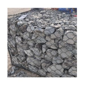 Steel Woven Gabion Baskets For Retaining Wall And River Construction