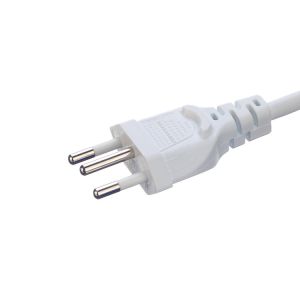 Customization Brazil 10A/250V 3 Pin Plug 3x0.75MM2 PS4 Power Cable for Salt Lamp