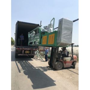 High Speed PLC control Full Automatic double wire Chain Link Fence Machine for