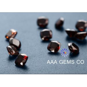China 6 MM 3ct Cushion Cut Brown Moissanite , Loose Moissanite Diamond on sale