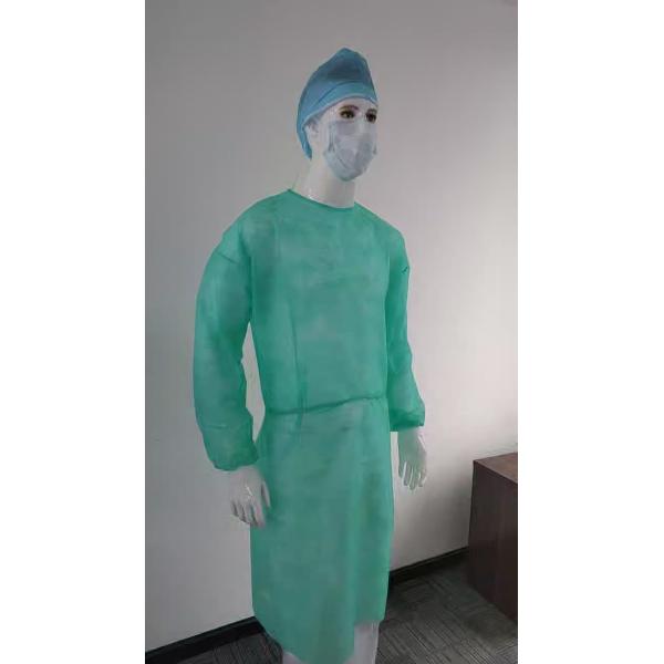 Disposable Isolation gown PP PE SMS CPE Material Level 1 2 3 Medical Surgical