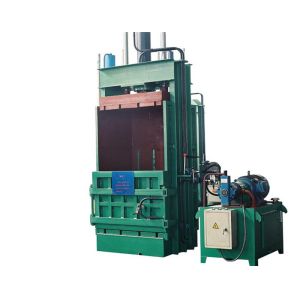 Cloth Packaging Vertical Baler Machine for Cotton Wool Yarns High Efficiency