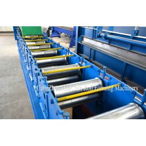 Galvanized Steel Ridge Cap Roll Forming Machine With 12 Rows rollers 45# steel