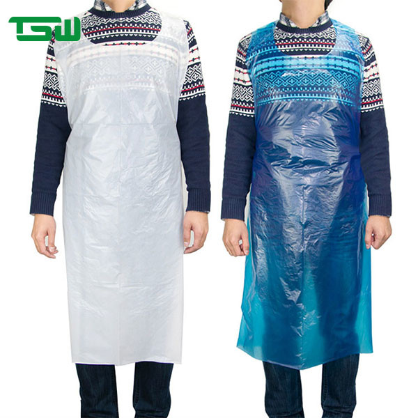 Disposable HDPE LDPE Waterproof Plastic Apron disposable plastic aprons