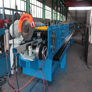 Door Frame Downspout Roll Forming Machine with 20Groups Rollers / Cr12mov Blade