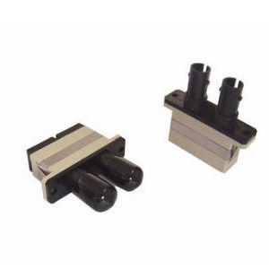 SC / PC ST / PC Fiber Optic Adapter For FTTH Network / LAN Ferrule End Face