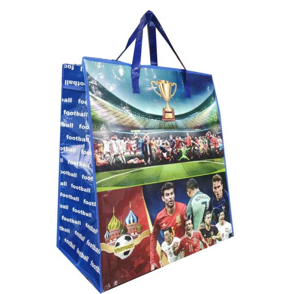 Quality Customized Design Laminated Woven Sacks Bags With Woven Handle And Zipper Closure wholesale