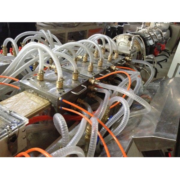 Conical Twin Screw Plastic Sheet Extrusion Line For WPC House Decoration Board