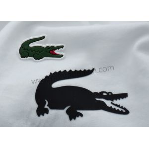 Raised TPU Clothing Labels 0.5mm Jacket Patch Adhesive Backing