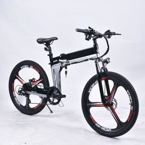 China 26x1.95 Electric Folding Mountain Bike 6Speed 25kmh Max Speed on sale